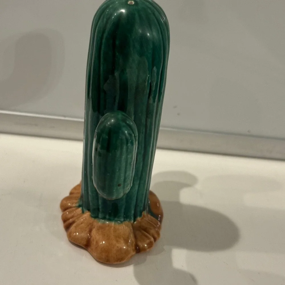 B A Designs Ceramic‎ Cactus Salt Shaker Tucson Arizona MCM Southwestern